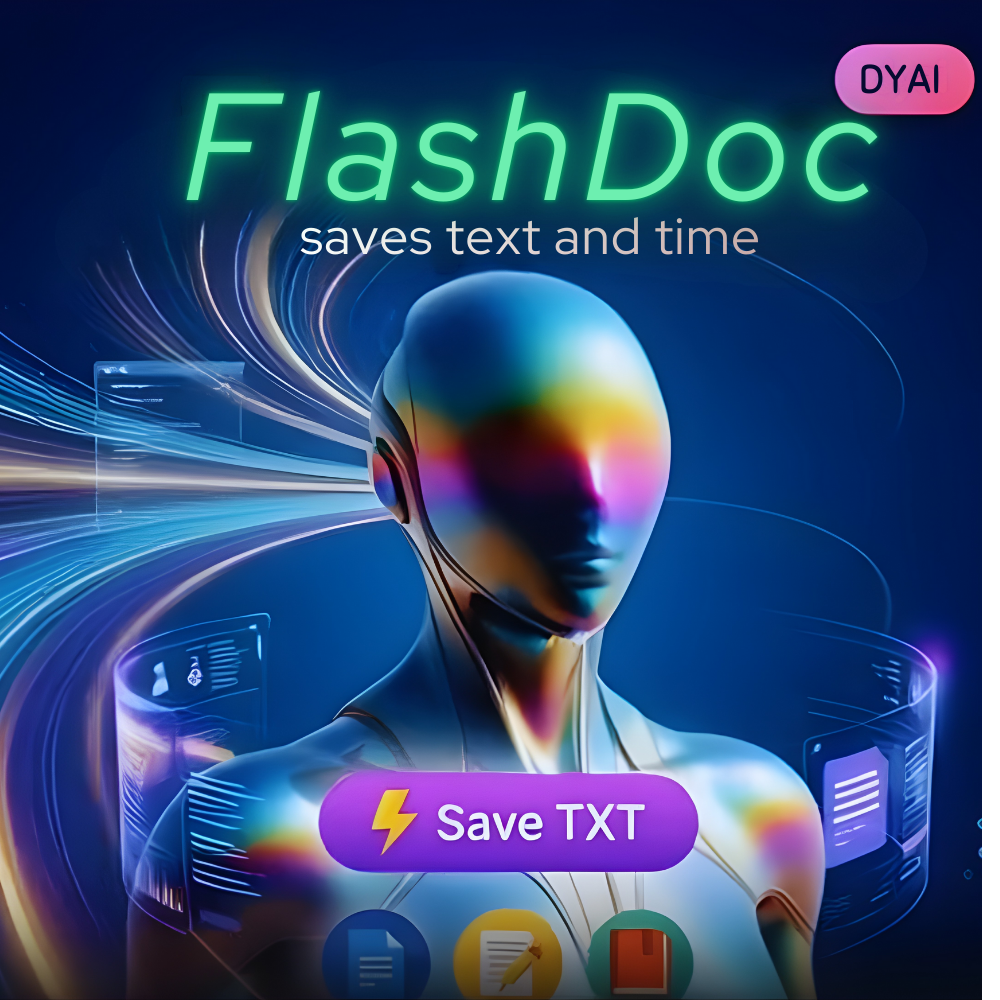 FlashDoc saves text and time